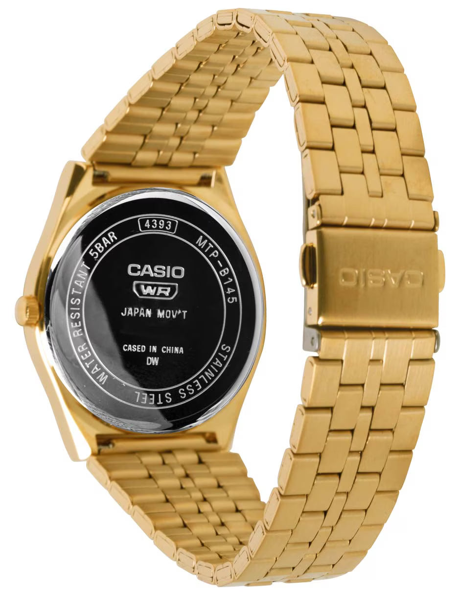 Reloj CASIO Vintage Mtp-B145 unisex Dorado
