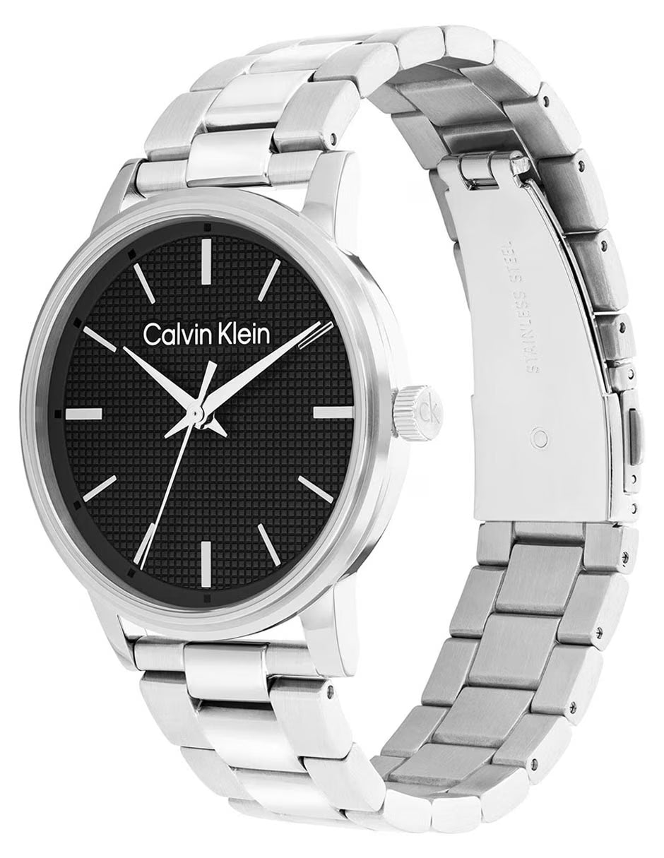 Calvin Klein Linked Plateado